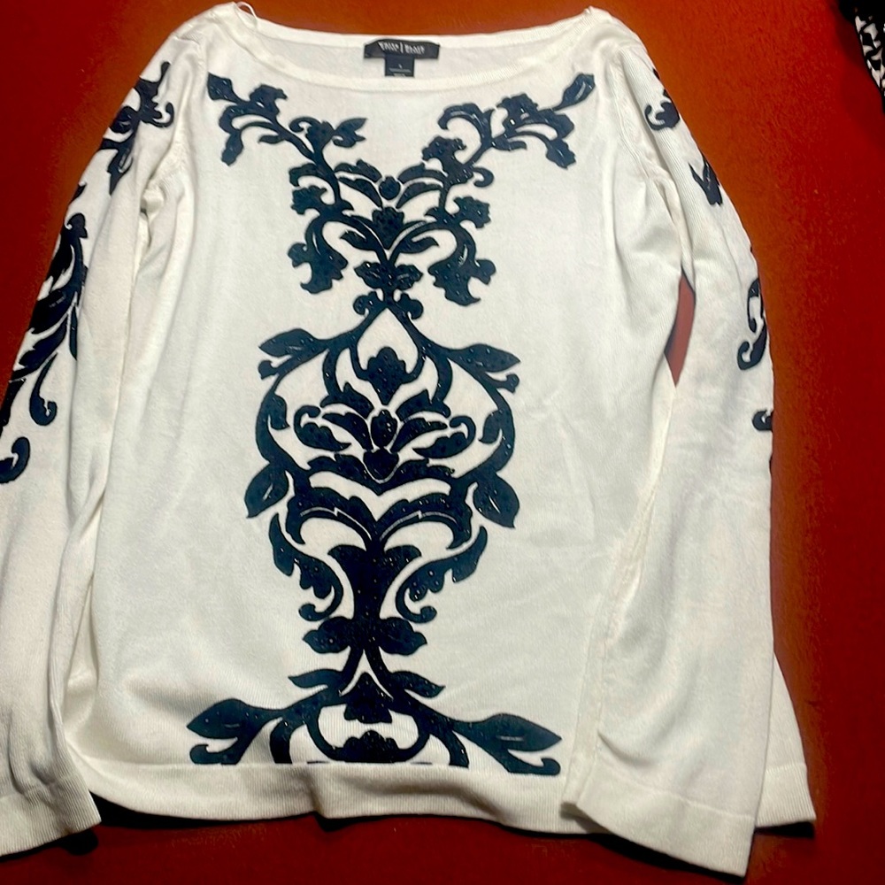 White House Black Market special occasion sweater size small